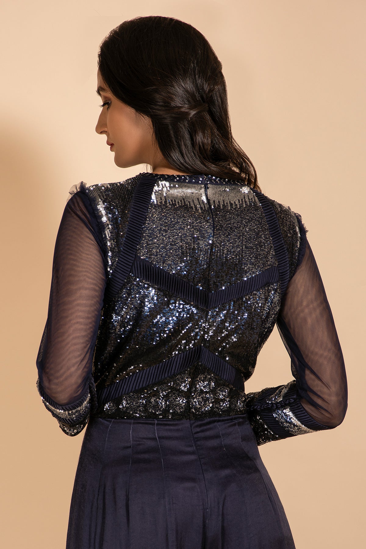 Sequin Embroidered Jumsuit